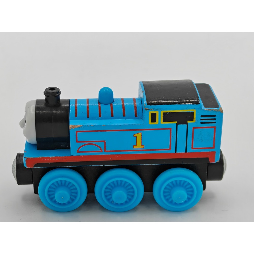 Thomas & Friends Wooden Railway Thomas the Tank Engine Blue Train Y4083 2012 - Picture 4 of 5